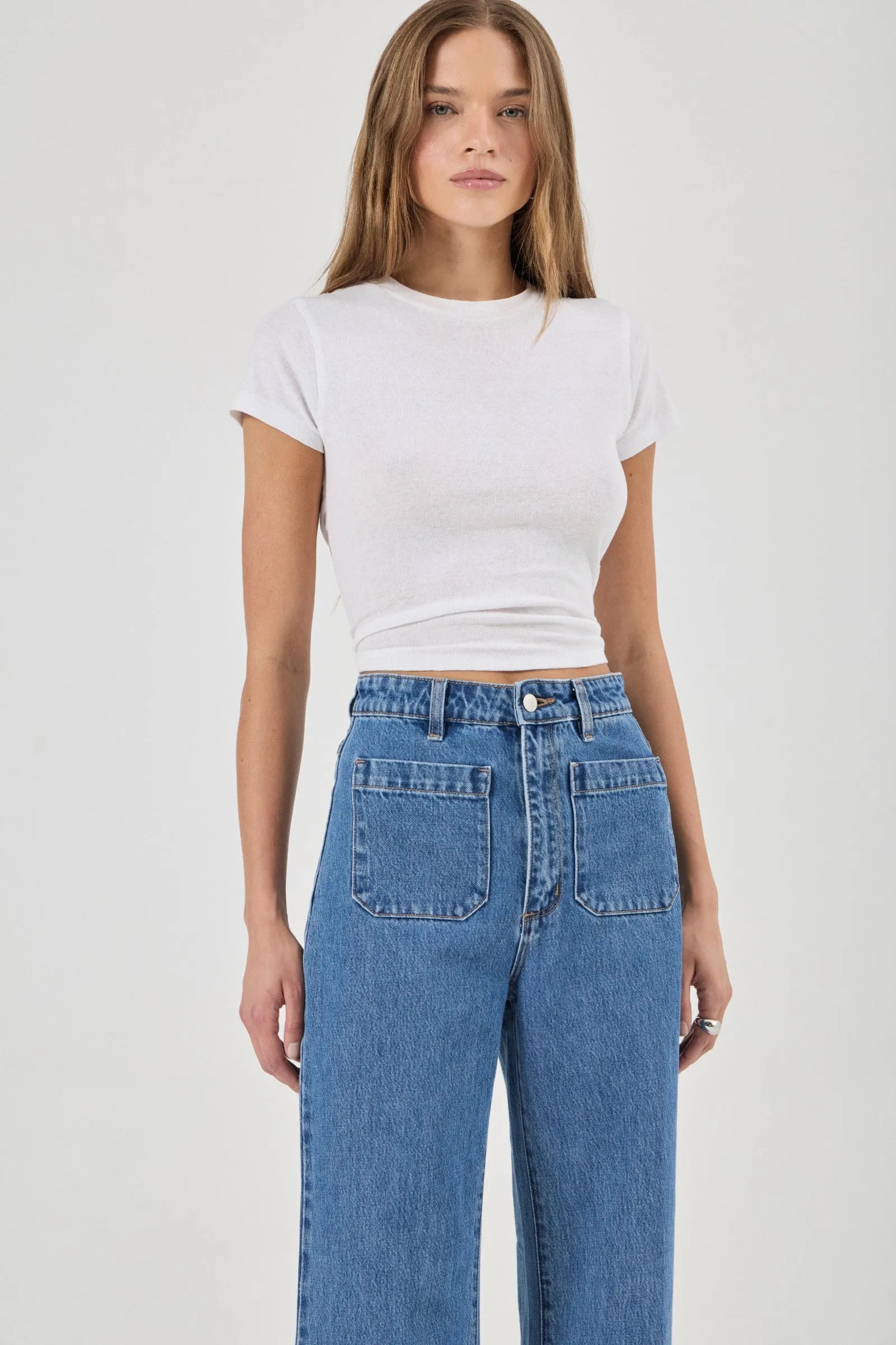  Rollas Sailor Jean - Ashley Blue SALE - Stay Wild Collective  Jeans