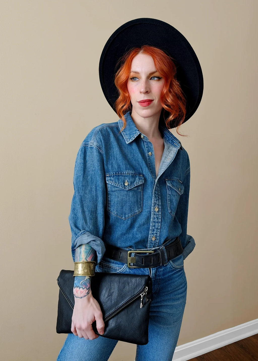  Rollas classic denim shirt vintage blue SALE - Stay Wild Collective  