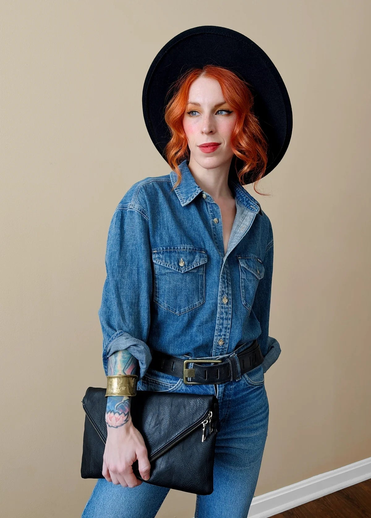  Rollas classic denim shirt vintage blue SALE - Stay Wild Collective  