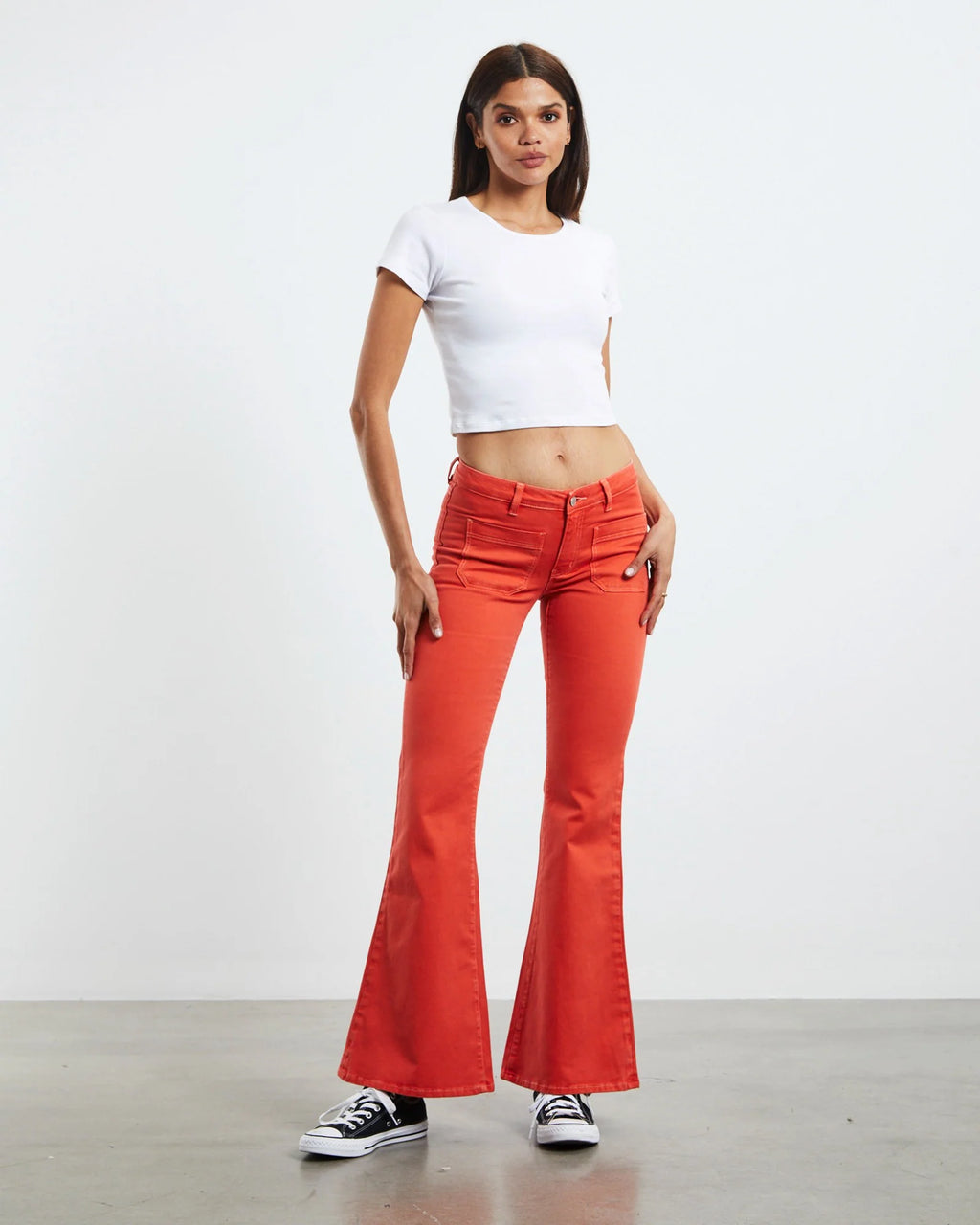  Rollas sailor flare low rise scarlet SALE - Stay Wild Collective  