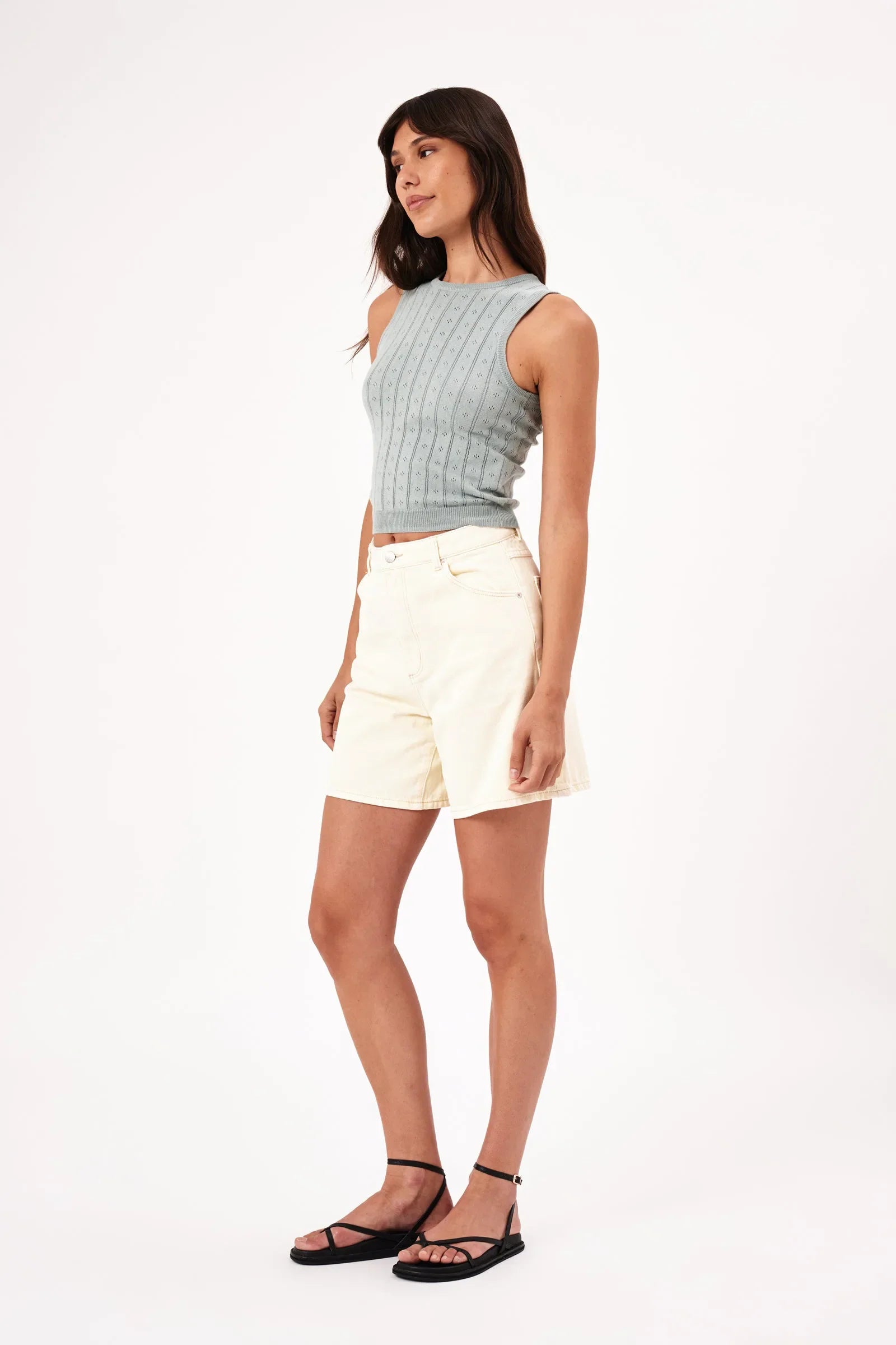  Rollas super mirage shorts lyocell butter cream SALE - Stay Wild Collective  