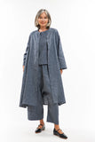 Evas Sunday Roma Jacket - Navy Pinstripe