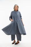 Evas Sunday Roma Jacket - Navy Pinstripe