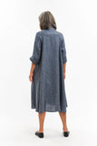 Evas Sunday Roma Jacket - Navy Pinstripe