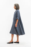 Evas Sunday Roma Jacket - Navy Pinstripe