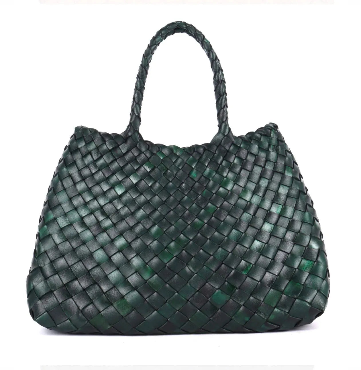  Rugged hide portafino small woven basket - Stay Wild Collective  