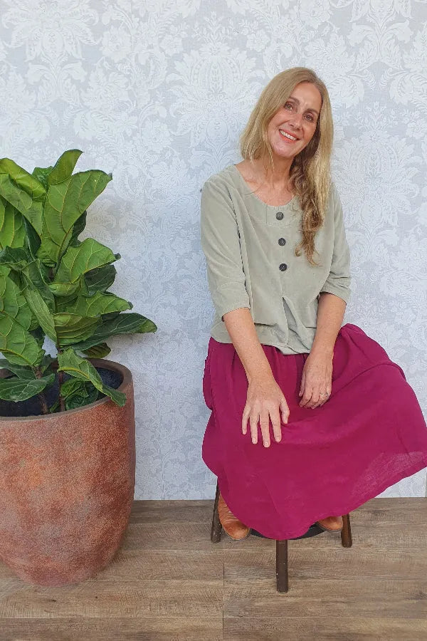  SALE!!! Frederic velvet cotton top 8025 made in Italy - Stay Wild Collective  