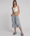 SALE The Beastie low rise wide leg denim shorts one teaspoon - Stay Wild Collective  