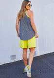 SALT & SUNSHINE MEXICO TANK - NAVY/YELLOW hammil and co - Stay Wild Collective  