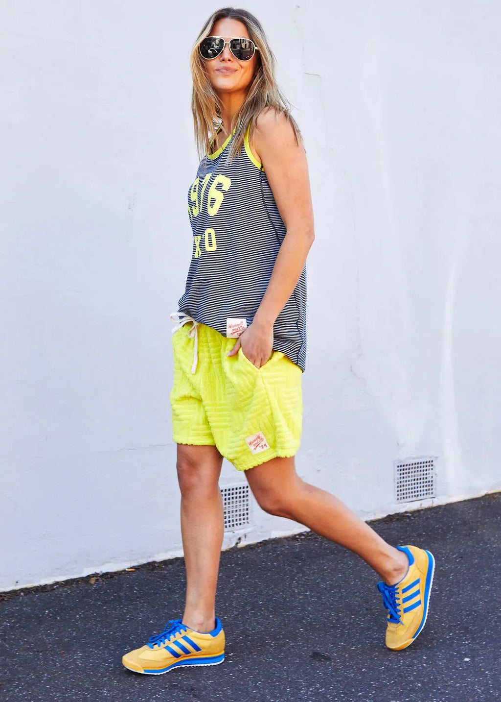 SALT & SUNSHINE TOWELLING SHORT - YELLOW hammil and co - Stay Wild Collective  