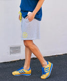 SANTA MONICA STRIPE SHORT - BLUE/WHITE hammil and co - Stay Wild Collective  