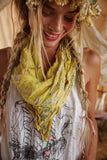 Magnoila Pearl MP Floral Tassel Scarf  230-CLVRF-OS