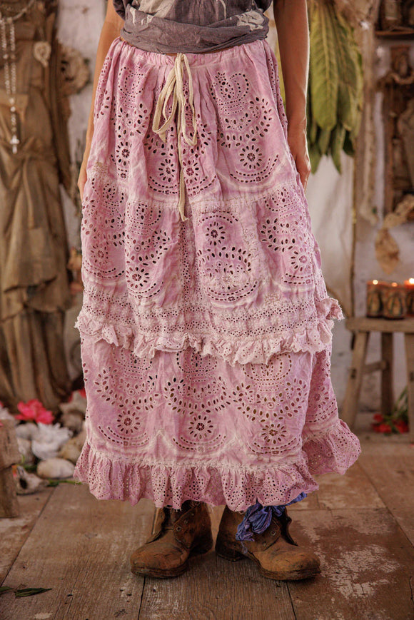 Pre Order Magnolia Pearl Eyelet Pissarro Skirt 220-LYCBS-OS