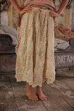 Magnolia Pearl Eyelet Patchwork Pissarro Skirt 237-SWAN-OS