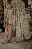 Magnolia Pearl Floral Chrystal Skirt 242-GYPSO-OS