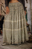 Magnolia Pearl Floral Chrystal Skirt 242-GYPSO-OS