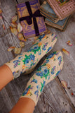 Pre Order Magnolia Pearl Floral Lil' Dipper Socks - 098 liset