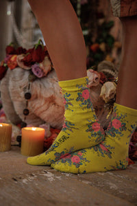 Pre Order Magnolia Pearl Floral MP Socks  141-CRTSY-OS