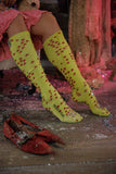 Pre Order Magnolia Pearl Little Star OTK Socks 170-NVRED-OS