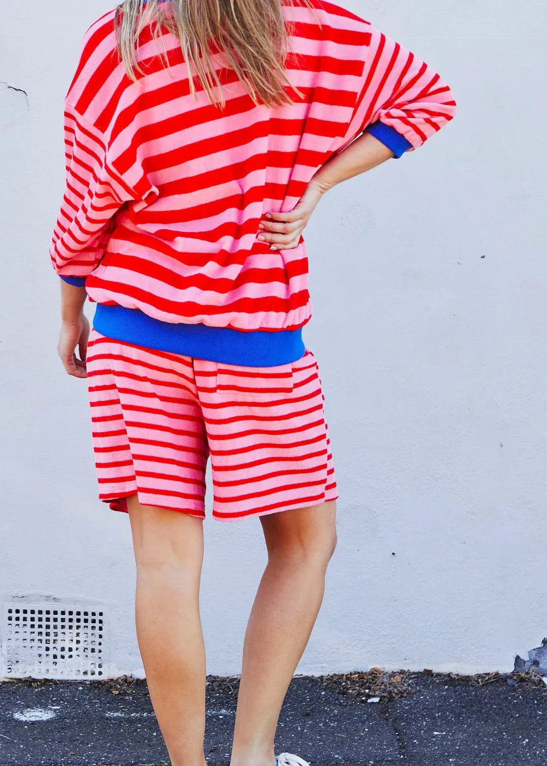 SUMMER CARNIVAL STRIPE SHORT - PINK/RED hammil and co - Stay Wild Collective  