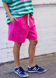 SUMMER TOWELLING SHORT - HOT PINK hammil and co - Stay Wild Collective  