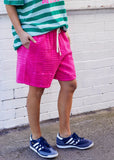 SUMMER TOWELLING SHORT - HOT PINK hammil and co - Stay Wild Collective  