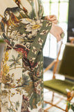 Market of Stars Love Grows Wild Floral Bamboo Kimono Duster Robe