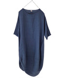 Montaigne Scallop Casual Linen Dress