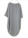 Montaigne Scallop Casual Linen Dress