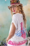 Pre Order Magnolia Pearl Malibu Rodeo Tee TOP 2288-TRUE-OS