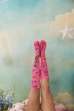 Pre Order Magnolia Pearl Floral Love Amor OTK Socks 112-VAFST-OS