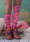 Pre Order Magnolia Pearl Floral Love Amor OTK Socks 112-VAFST-OS