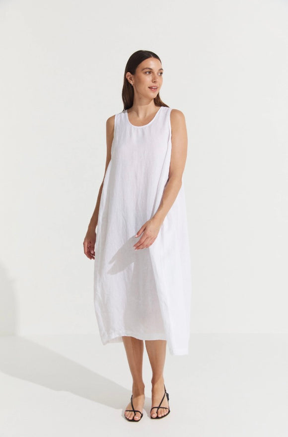 Montaigne Cleo Linen Tulip Dress