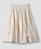 Ewa i Walla Cotton Skirt with Flowers Katrina 22264 Cream