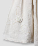 Ewa i Walla Cotton Skirt with Flowers Katrina 22264 Cream