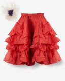 Ewa i Walla Tine Several layered skirt in hard voile 22276