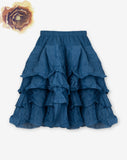 Ewa i Walla Tine Several layered skirt in hard voile 22276