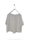 Montaigne Celine Short Sleeved Linen Top