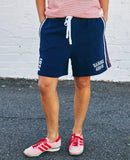 Hammil & Co Retro Shorts with Side Stripes Navy