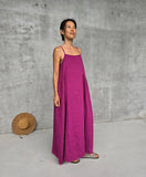 Montaigne Claudette Linen Maxi Dress One Size