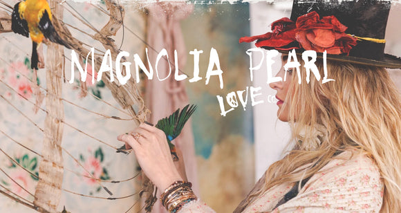 Magnolia Pearl New Collection – Effortlessly Bohemian, Timelessly Unique. Explore our latest designs infused with art, texture, and individuality.