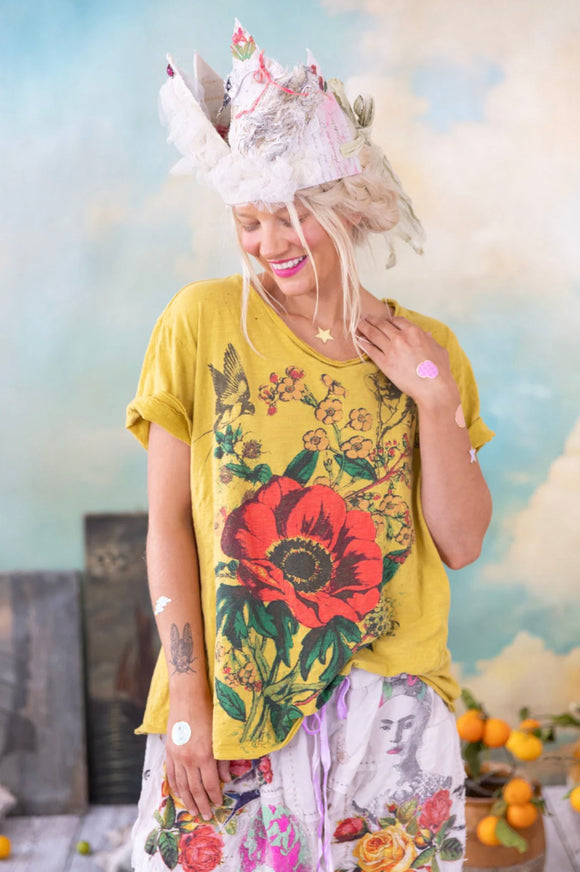 MAGNOLIA PEARL CHERUB POPPY TEE TOP 2100