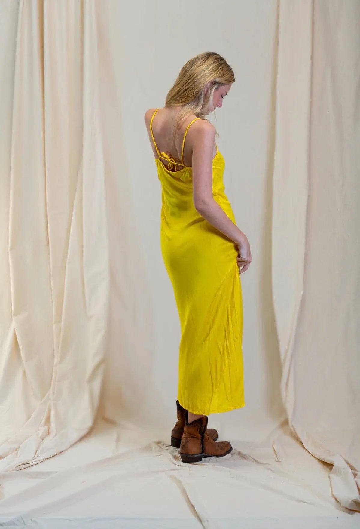 Silk/linen slip maxi - Stay Wild Collective  