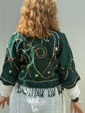  Silver Cocoonz Kashmiri wool jacket Size 10 Dark Green - Stay Wild Collective  Jacket