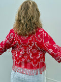  Silver Cocoonz Kashmiri wool jacket Size 10 Red - Stay Wild Collective  Jacket