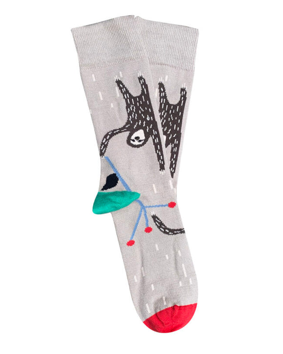 Tightology T14 ‘Sloth Taupe’ Cotton Socks