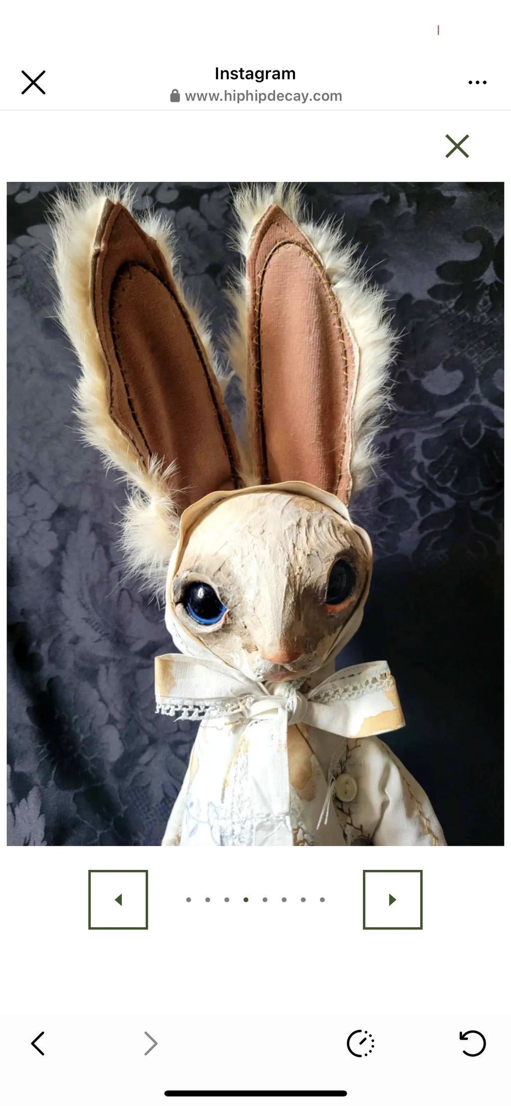 Snorri rabbit hip hip decay - Stay Wild Collective  Doll