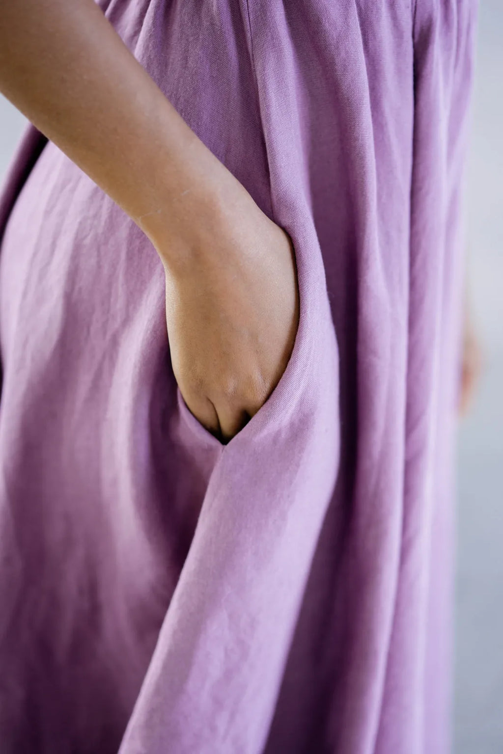 Son de Flor Classic Dress, Short Sleeves |  Phlox Purple - Stay Wild Collective  Dresses