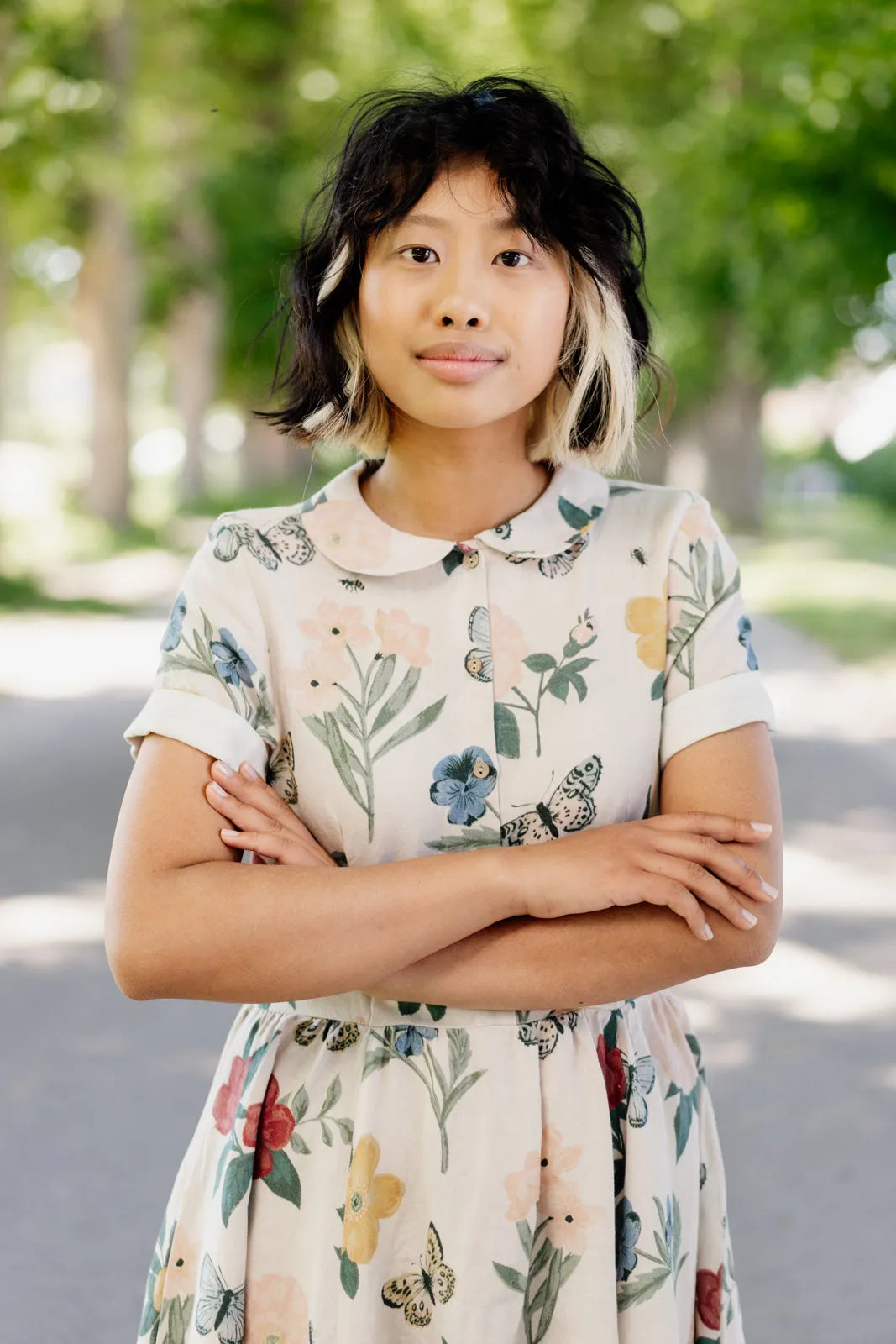 Son de Flor Classic Dress, Short Sleeves, Summer Flowers - Stay Wild Collective  Dresses