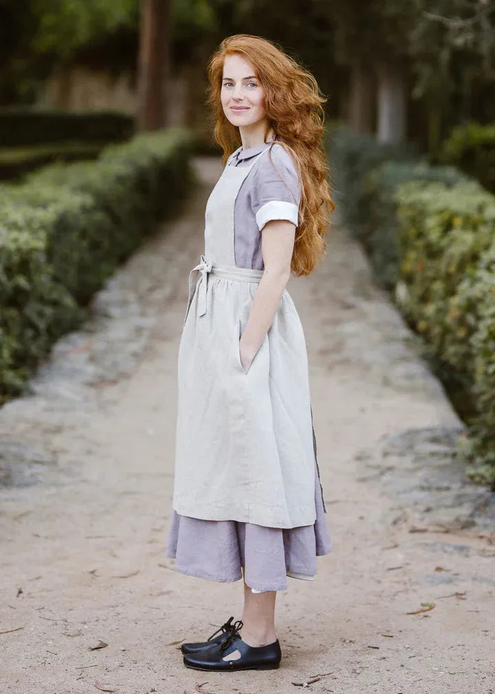  Son de flor pinafore apron SALE small mushroom print - Stay Wild Collective  